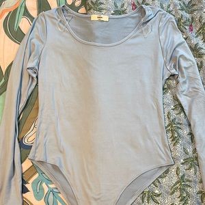 NEW Nostalchicks Powder Blue Bodysuit
